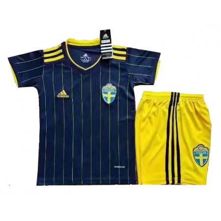 Camisetas Suecia Niños Segunda Equipacion  Eurocopa 2020